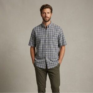 Ralph Lauren Blaire Plaid Button-Down Shirt | Size Large